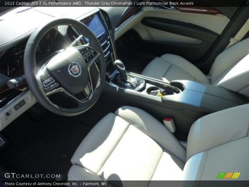 Light Platinum/Jet Black Accents Interior - 2013 ATS 3.6L Performance AWD 