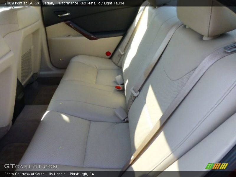 Performance Red Metallic / Light Taupe 2009 Pontiac G6 GXP Sedan