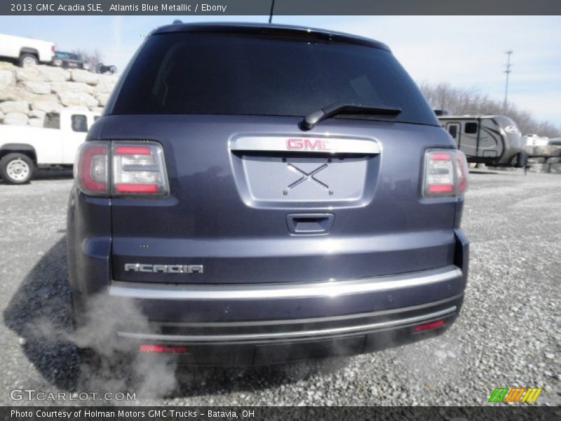 Atlantis Blue Metallic / Ebony 2013 GMC Acadia SLE