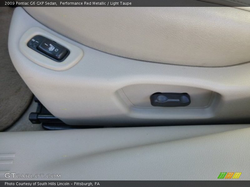Performance Red Metallic / Light Taupe 2009 Pontiac G6 GXP Sedan