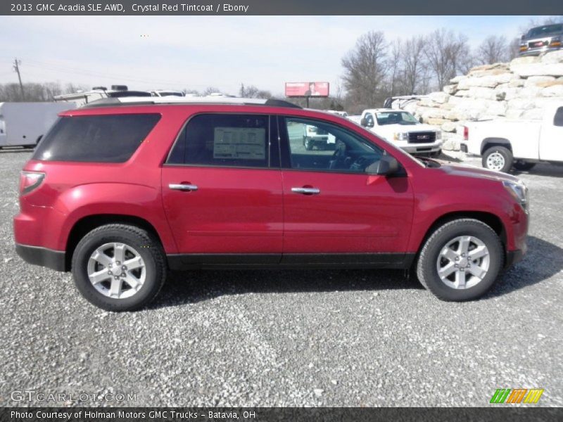 Crystal Red Tintcoat / Ebony 2013 GMC Acadia SLE AWD