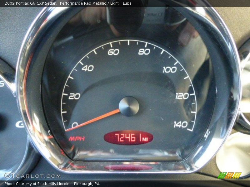 Performance Red Metallic / Light Taupe 2009 Pontiac G6 GXP Sedan