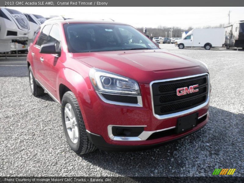 Crystal Red Tintcoat / Ebony 2013 GMC Acadia SLE AWD