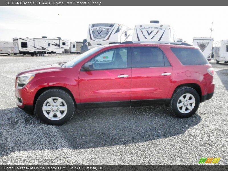 Crystal Red Tintcoat / Ebony 2013 GMC Acadia SLE AWD