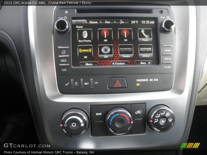 Crystal Red Tintcoat / Ebony 2013 GMC Acadia SLE AWD