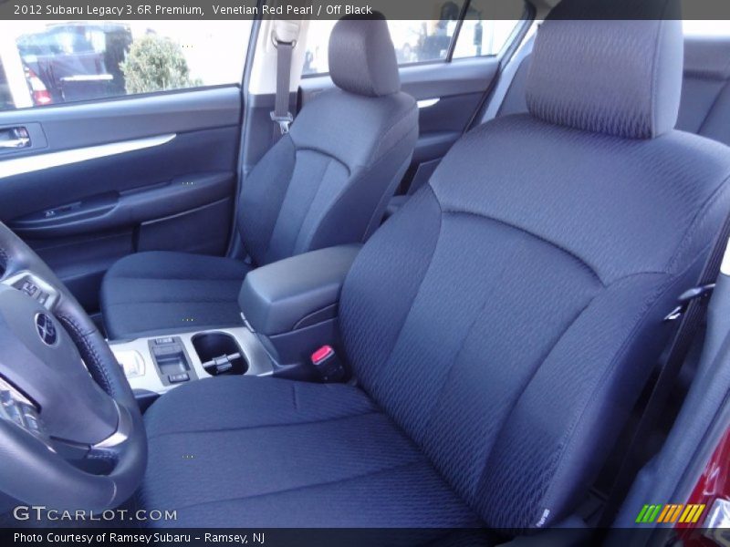 Venetian Red Pearl / Off Black 2012 Subaru Legacy 3.6R Premium