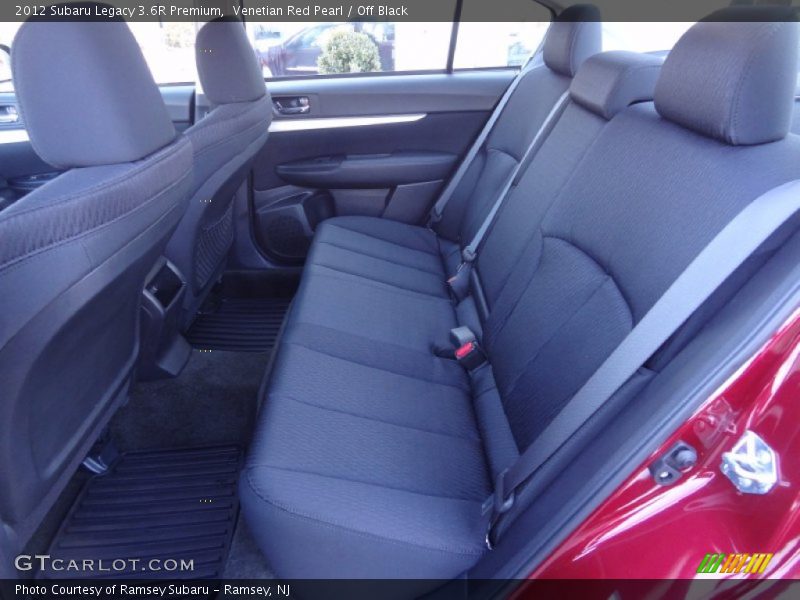 Venetian Red Pearl / Off Black 2012 Subaru Legacy 3.6R Premium