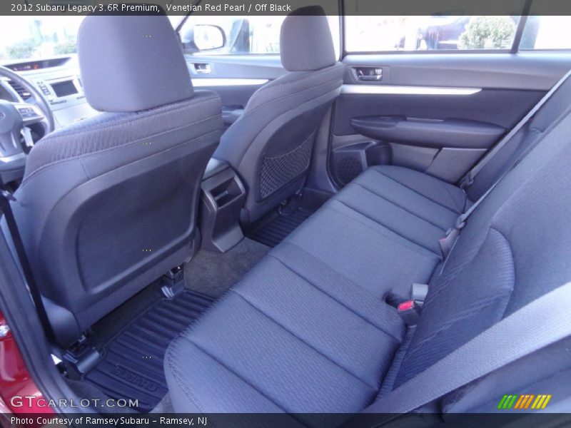 Venetian Red Pearl / Off Black 2012 Subaru Legacy 3.6R Premium