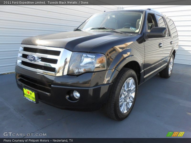 Tuxedo Black Metallic / Stone 2011 Ford Expedition Limited