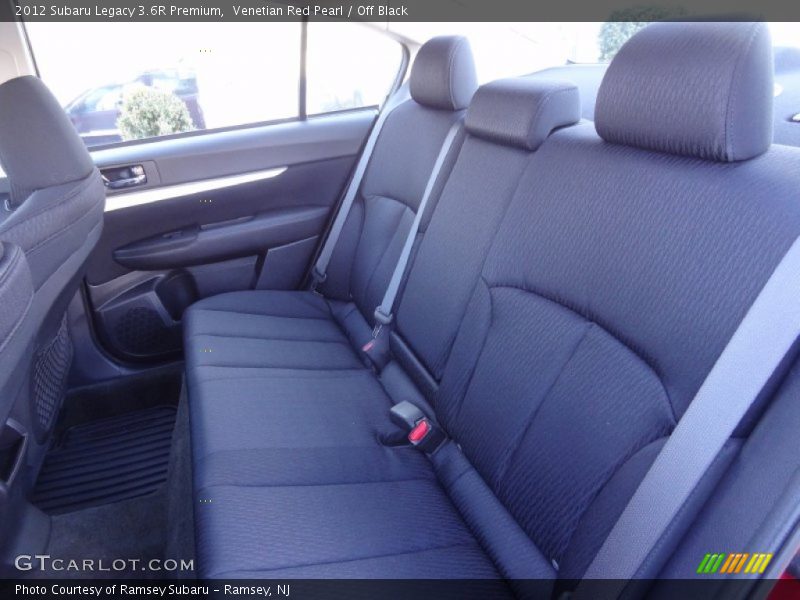 Venetian Red Pearl / Off Black 2012 Subaru Legacy 3.6R Premium