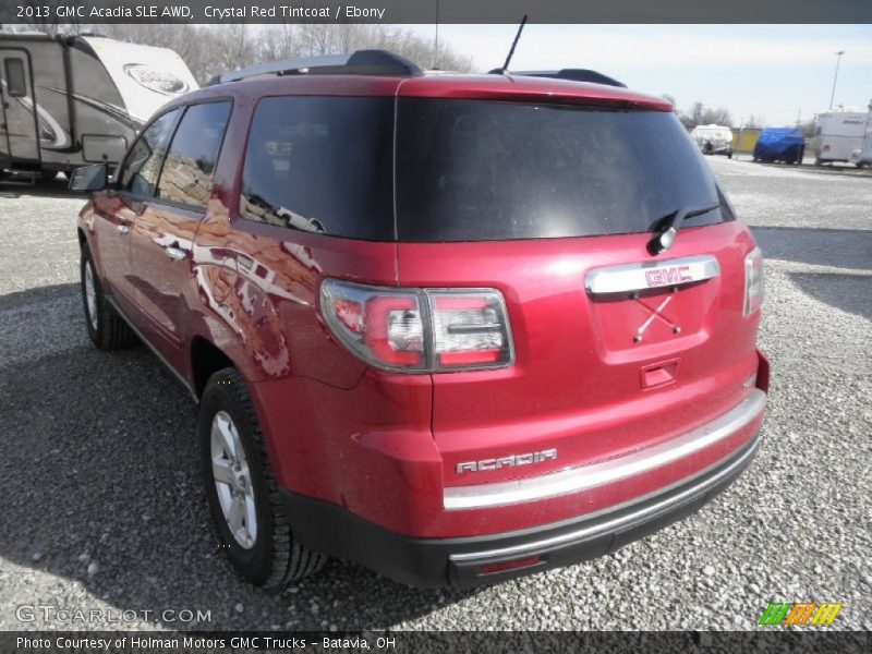 Crystal Red Tintcoat / Ebony 2013 GMC Acadia SLE AWD