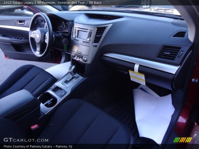 Venetian Red Pearl / Off Black 2012 Subaru Legacy 3.6R Premium