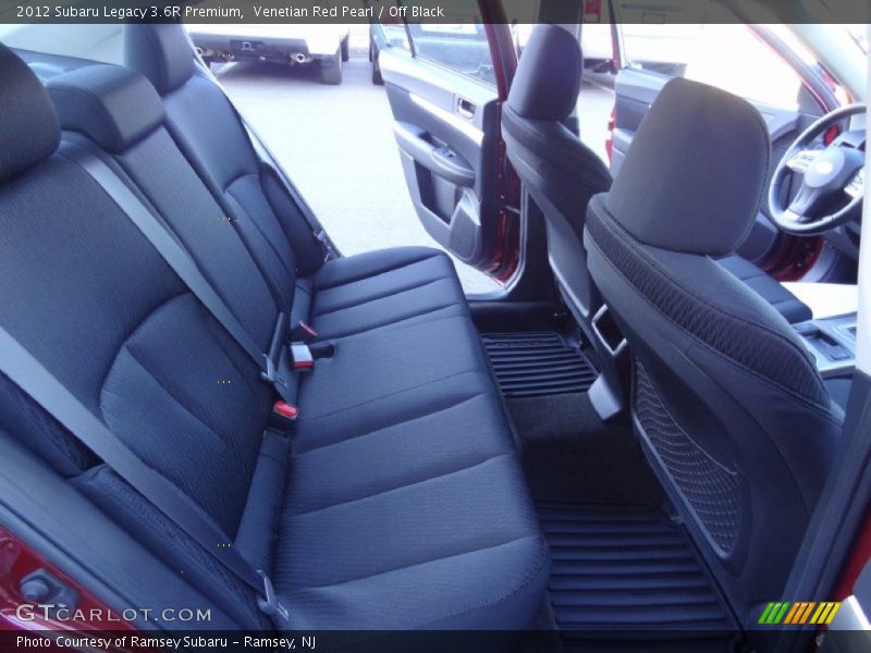 Venetian Red Pearl / Off Black 2012 Subaru Legacy 3.6R Premium