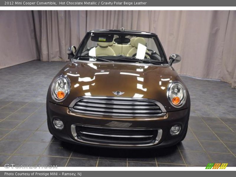 Hot Chocolate Metallic / Gravity Polar Beige Leather 2012 Mini Cooper Convertible