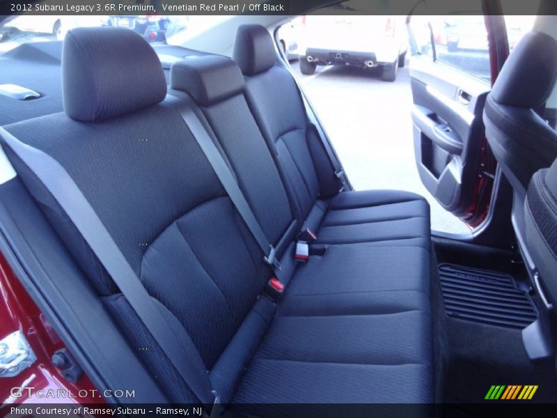 Venetian Red Pearl / Off Black 2012 Subaru Legacy 3.6R Premium
