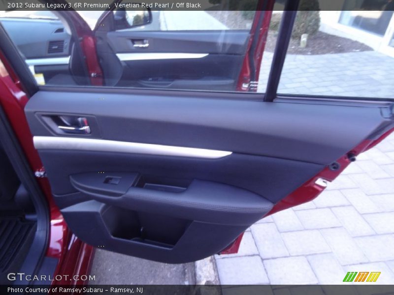 Venetian Red Pearl / Off Black 2012 Subaru Legacy 3.6R Premium