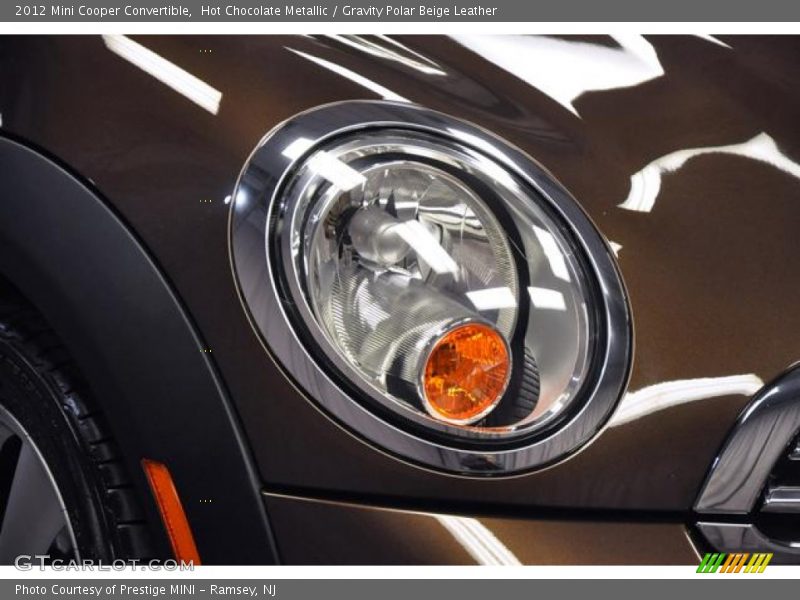 Hot Chocolate Metallic / Gravity Polar Beige Leather 2012 Mini Cooper Convertible