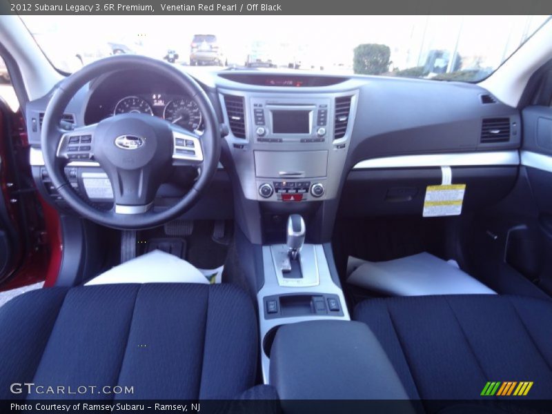 Venetian Red Pearl / Off Black 2012 Subaru Legacy 3.6R Premium