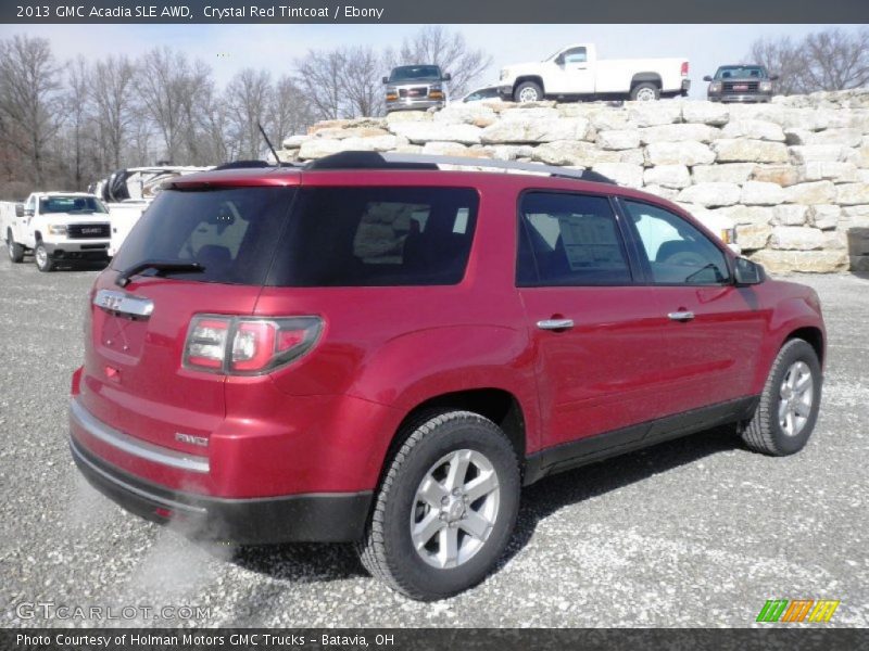Crystal Red Tintcoat / Ebony 2013 GMC Acadia SLE AWD