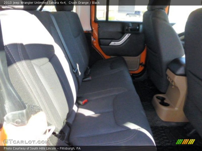 Crush Orange / Black 2013 Jeep Wrangler Unlimited Sahara 4x4