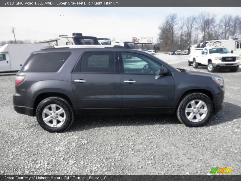 Cyber Gray Metallic / Light Titanium 2013 GMC Acadia SLE AWD