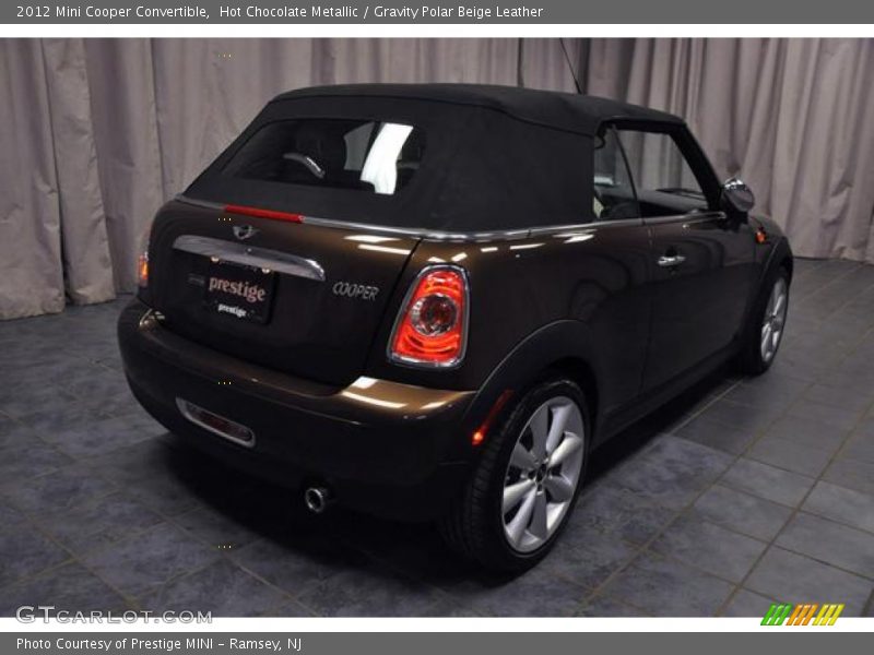 Hot Chocolate Metallic / Gravity Polar Beige Leather 2012 Mini Cooper Convertible