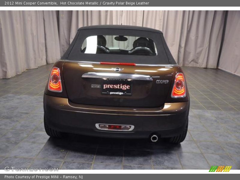 Hot Chocolate Metallic / Gravity Polar Beige Leather 2012 Mini Cooper Convertible
