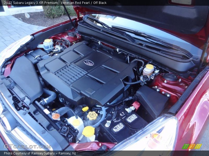 Venetian Red Pearl / Off Black 2012 Subaru Legacy 3.6R Premium