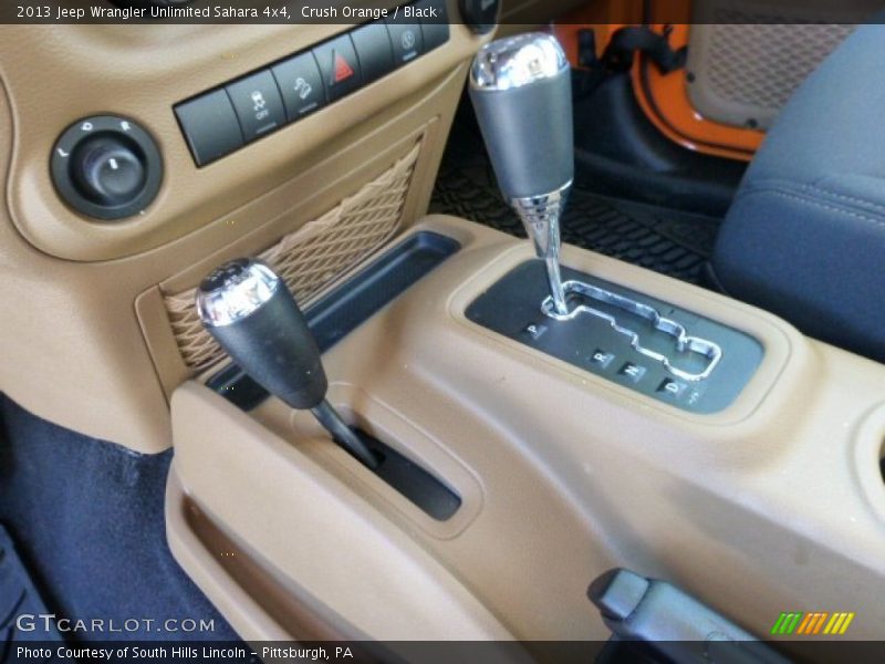  2013 Wrangler Unlimited Sahara 4x4 5 Speed Automatic Shifter