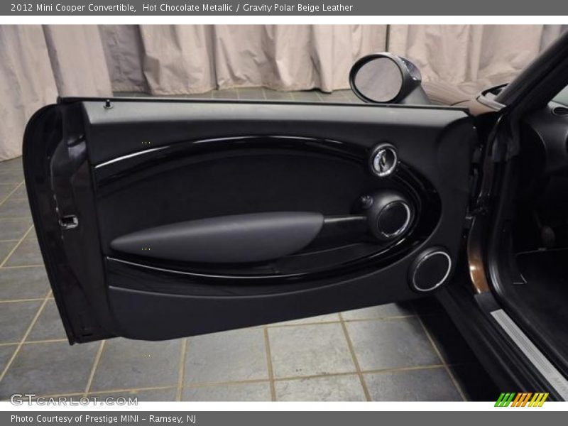 Hot Chocolate Metallic / Gravity Polar Beige Leather 2012 Mini Cooper Convertible