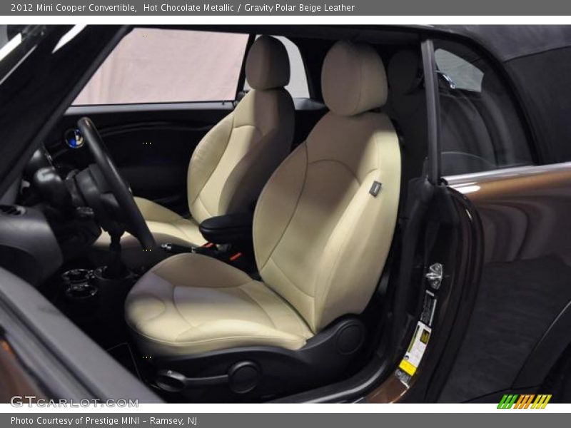 Front Seat of 2012 Cooper Convertible