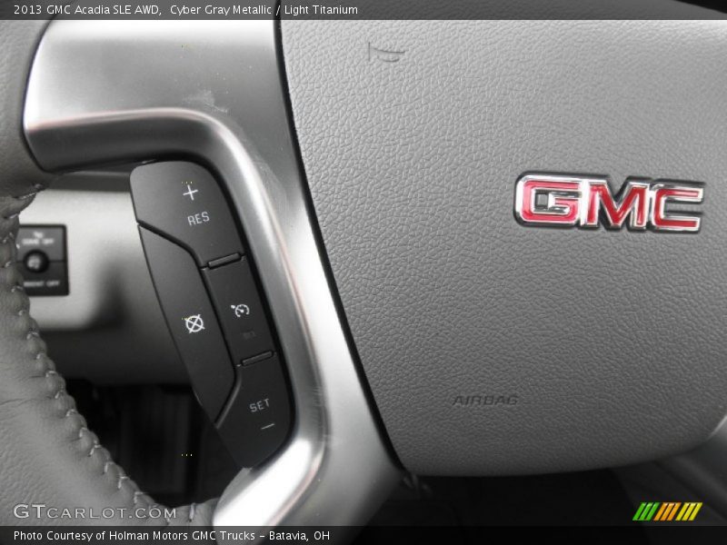 Cyber Gray Metallic / Light Titanium 2013 GMC Acadia SLE AWD