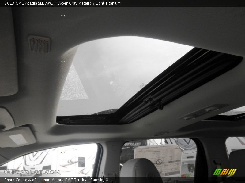 Cyber Gray Metallic / Light Titanium 2013 GMC Acadia SLE AWD