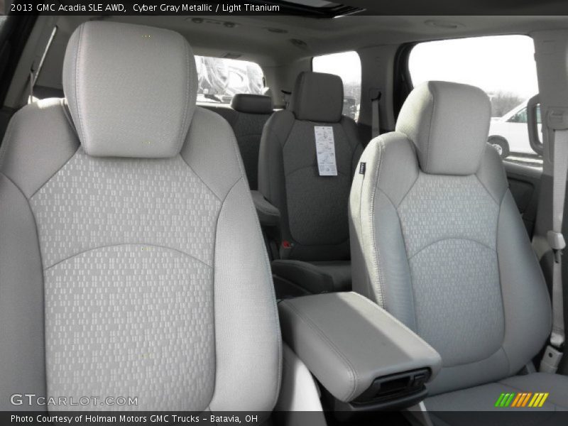 Cyber Gray Metallic / Light Titanium 2013 GMC Acadia SLE AWD