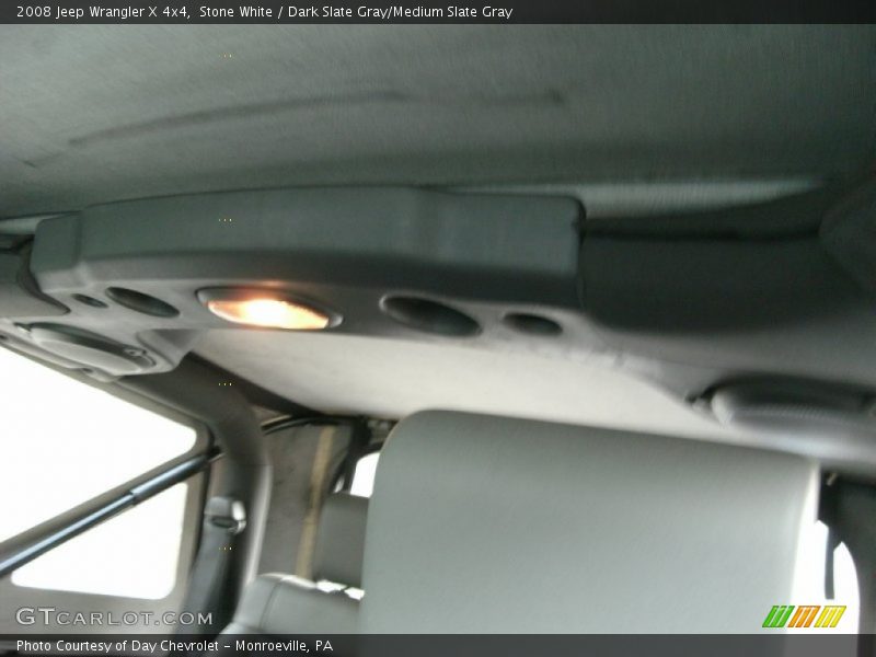 Stone White / Dark Slate Gray/Medium Slate Gray 2008 Jeep Wrangler X 4x4