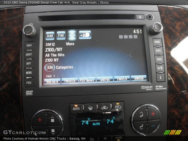 Steel Gray Metallic / Ebony 2013 GMC Sierra 2500HD Denali Crew Cab 4x4