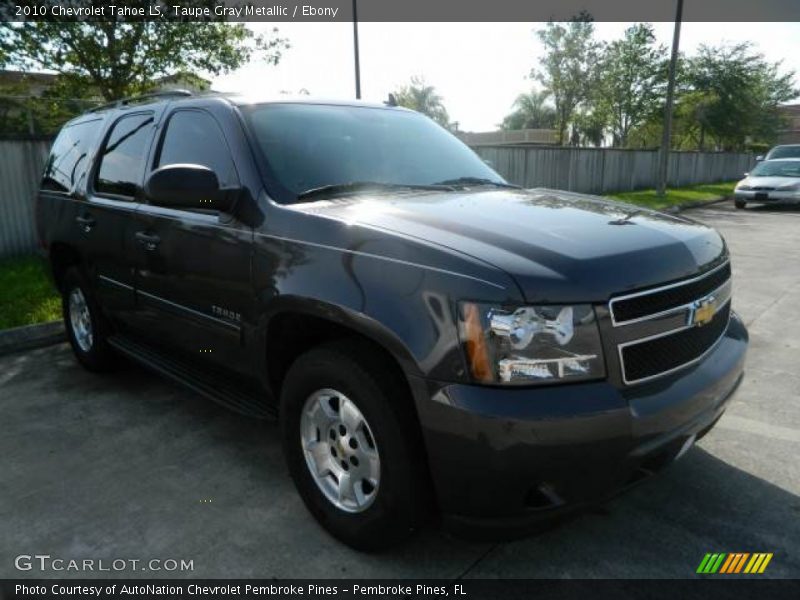 Taupe Gray Metallic / Ebony 2010 Chevrolet Tahoe LS