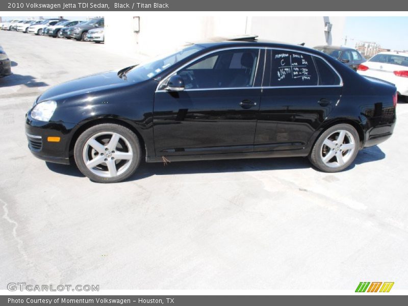 Black / Titan Black 2010 Volkswagen Jetta TDI Sedan
