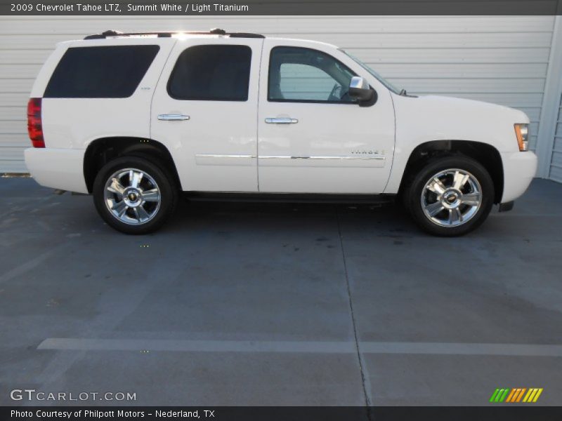 Summit White / Light Titanium 2009 Chevrolet Tahoe LTZ