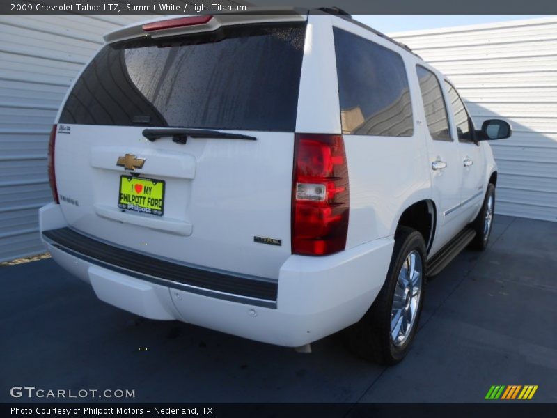 Summit White / Light Titanium 2009 Chevrolet Tahoe LTZ
