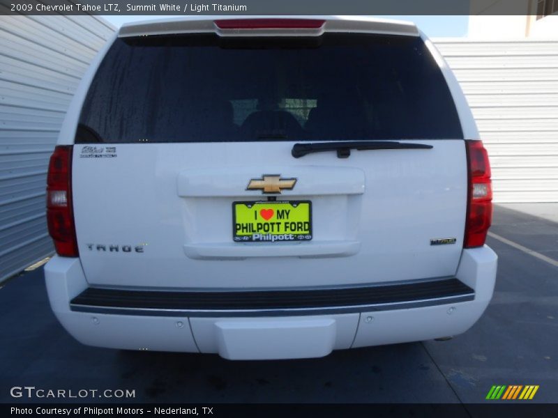 Summit White / Light Titanium 2009 Chevrolet Tahoe LTZ