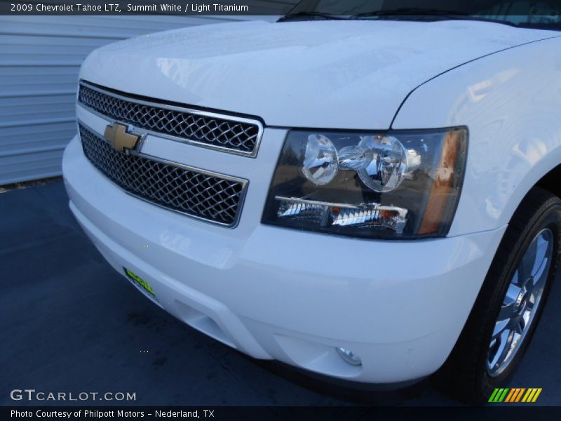 Summit White / Light Titanium 2009 Chevrolet Tahoe LTZ