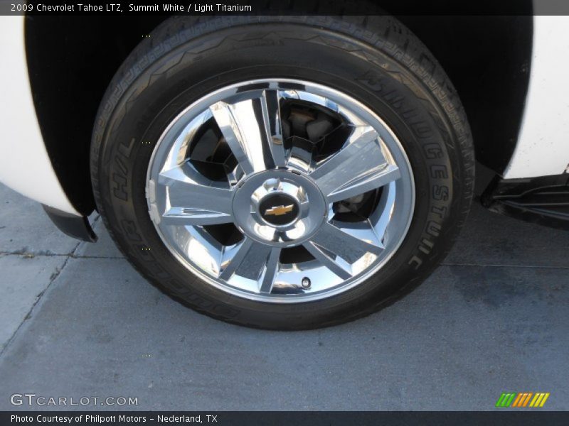 Summit White / Light Titanium 2009 Chevrolet Tahoe LTZ