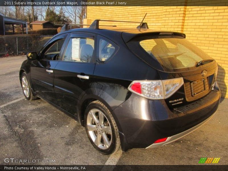  2011 Impreza Outback Sport Wagon Obsidian Black Pearl