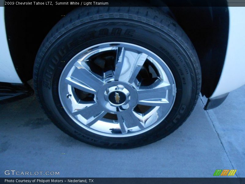 Summit White / Light Titanium 2009 Chevrolet Tahoe LTZ
