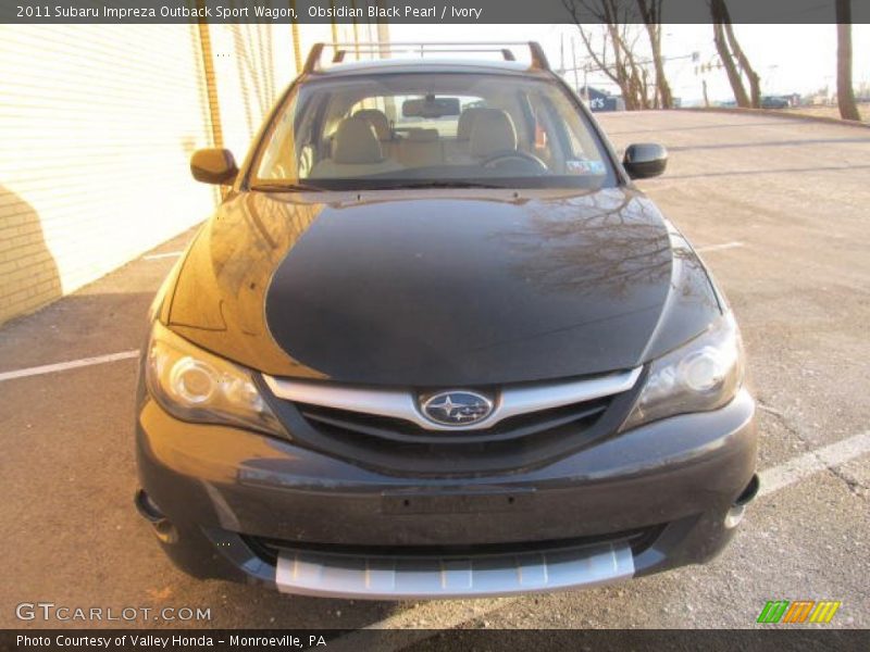 Obsidian Black Pearl / Ivory 2011 Subaru Impreza Outback Sport Wagon