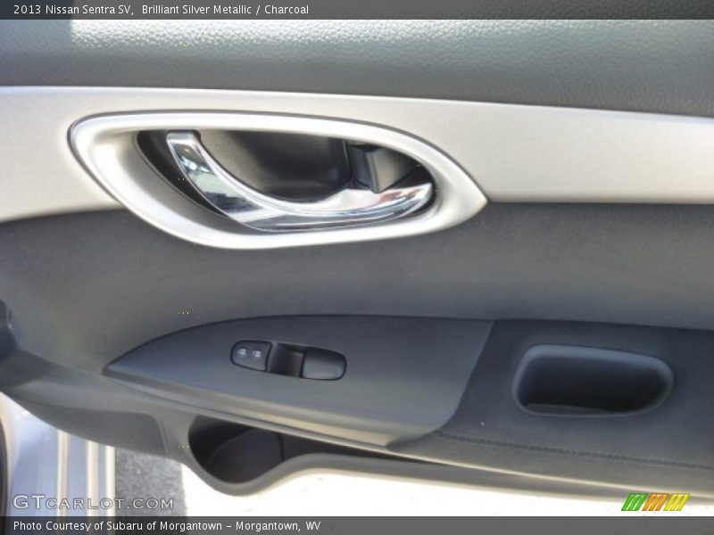 Brilliant Silver Metallic / Charcoal 2013 Nissan Sentra SV