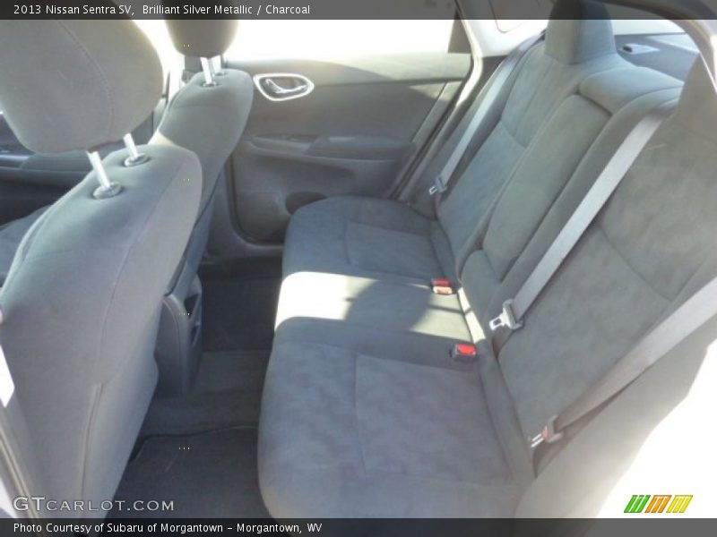 Brilliant Silver Metallic / Charcoal 2013 Nissan Sentra SV