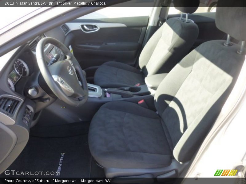 Brilliant Silver Metallic / Charcoal 2013 Nissan Sentra SV