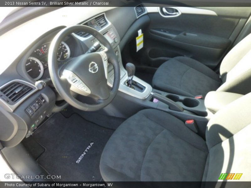 Charcoal Interior - 2013 Sentra SV 
